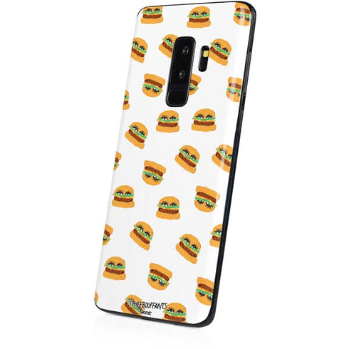 Bouffants and Broken Hearts Cute Burgers Galaxy S9 Plus Skin