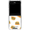 Bouffants and Broken Hearts Cute Burgers Galaxy Z Flip6 Clear Case