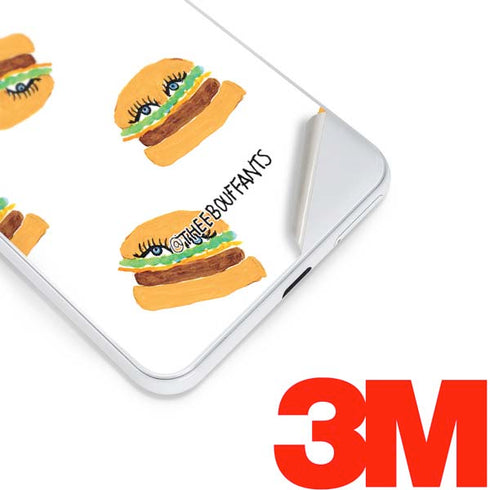 Bouffants and Broken Hearts Cute Burgers Google Pixel 3 Skin