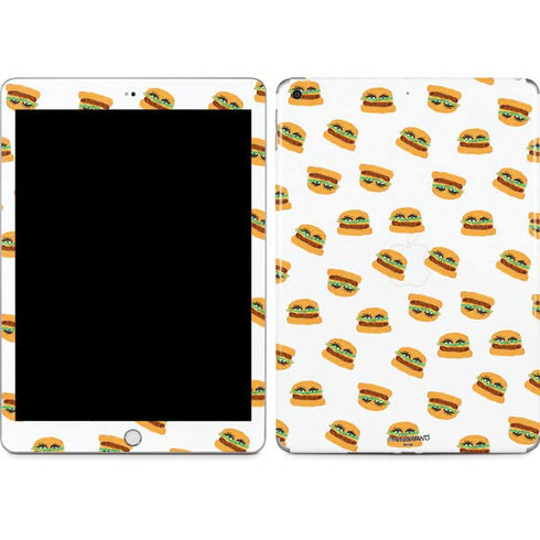 Bouffants and Broken Hearts Cute Burgers Apple iPad Skin
