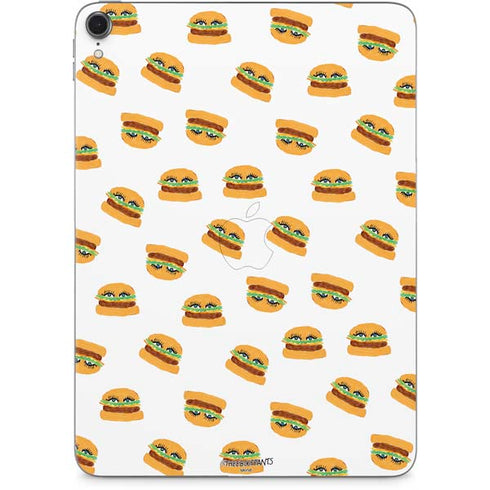 Bouffants and Broken Hearts Cute Burgers Apple iPad Pro Skin