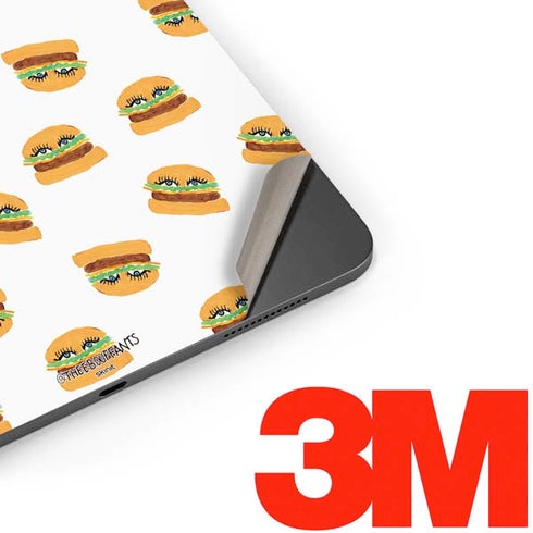 Bouffants and Broken Hearts Cute Burgers Apple iPad Pro Skin