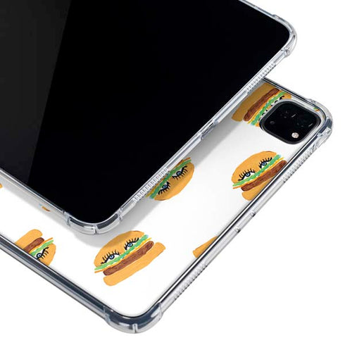 Bouffants and Broken Hearts Cute Burgers iPad Pro 11in (2024) Clear Case