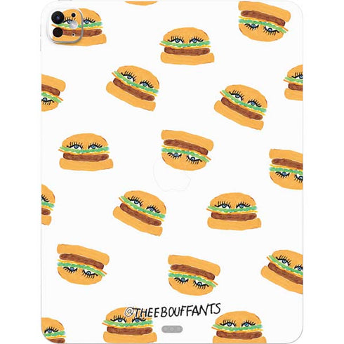Bouffants and Broken Hearts Cute Burgers iPad Pro 13in M4 (2024) Skin