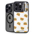 Bouffants and Broken Hearts Cute Burgers iPhone 14 Pro Max Kickstand Case