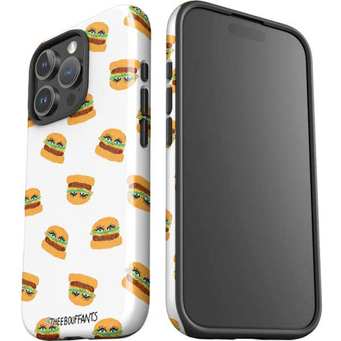 Bouffants and Broken Hearts Cute Burgers iPhone 16 Pro Impact Case