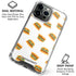 Bouffants and Broken Hearts Cute Burgers iPhone 16 Pro Max Clear Case