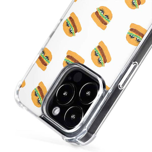 Bouffants and Broken Hearts Cute Burgers iPhone 16 Pro Max MagSafe Case