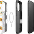 Bouffants and Broken Hearts Cute Burgers iPhone 16 Pro Max Magsafe Impact Case