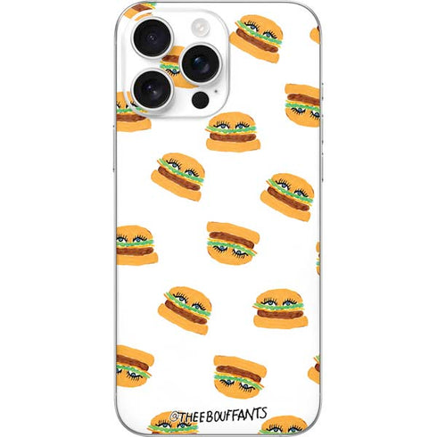 Bouffants and Broken Hearts Cute Burgers iPhone 16 Pro Max Skin