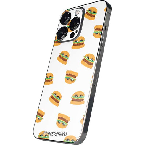 Bouffants and Broken Hearts Cute Burgers iPhone 16 Pro Max Skin