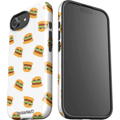Bouffants and Broken Hearts Cute Burgers iPhone 16e Impact Case
