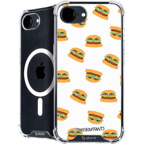 Bouffants and Broken Hearts Cute Burgers iPhone 16e MagSafe Case