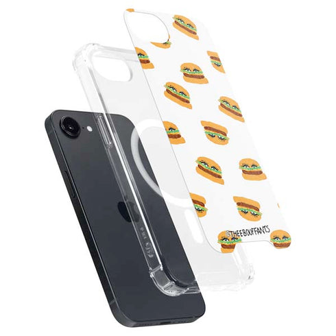 Bouffants and Broken Hearts Cute Burgers iPhone 16e MagSafe Case