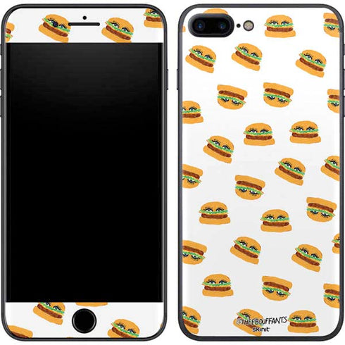 Bouffants and Broken Hearts Cute Burgers iPhone 8 Plus Skin