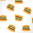 Bouffants and Broken Hearts Cute Burgers iPhone XS Skin