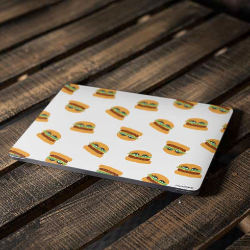 Bouffants and Broken Hearts Cute Burgers Apple MacBook Air Skin