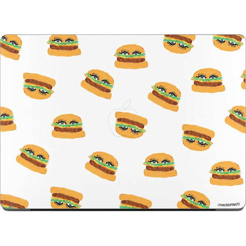 Bouffants and Broken Hearts Cute Burgers Apple MacBook Pro 14-inch Skin