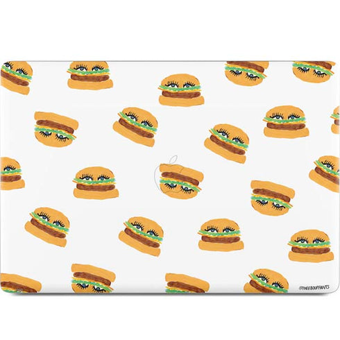 Bouffants and Broken Hearts Cute Burgers MacBook Skins