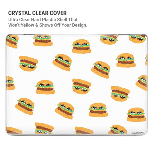 Bouffants and Broken Hearts Cute Burgers MacBook Cases