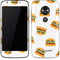 Bouffants and Broken Hearts Cute Burgers Moto E5 Play Skin