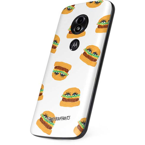 Bouffants and Broken Hearts Cute Burgers Moto E5 Play Skin