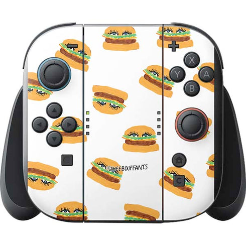Bouffants and Broken Hearts Cute Burgers Nintendo Switch 2 (2025) with Joy-Con Skin