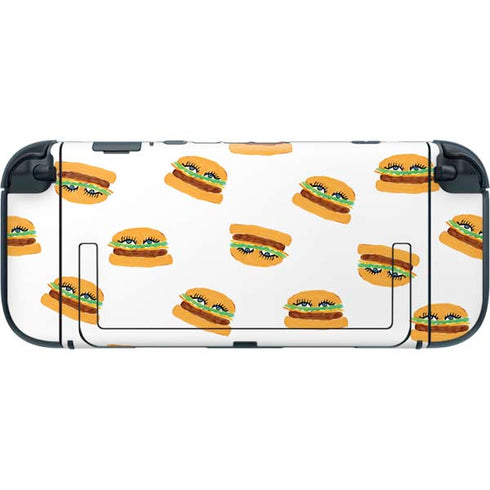 Bouffants and Broken Hearts Cute Burgers Nintendo Switch 2 (2025) with Joy-Con Skin