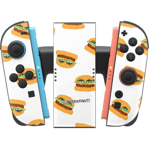 Bouffants and Broken Hearts Cute Burgers Nintendo Switch 2 (2025) Joy-Con Controller Skin