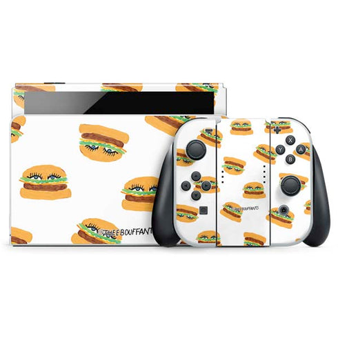 Bouffants and Broken Hearts Cute Burgers Nintendo Skins
