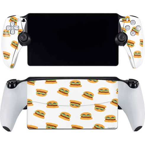 Bouffants and Broken Hearts Cute Burgers PlayStation Portal Remote Player Skin