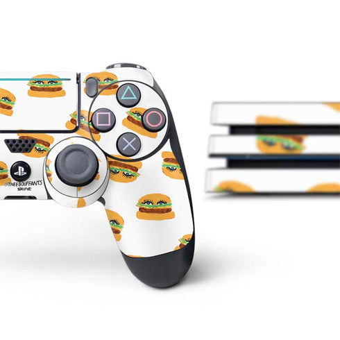 Bouffants and Broken Hearts Cute Burgers PS4 Pro Bundle Skin