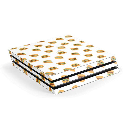 Bouffants and Broken Hearts Cute Burgers PlayStation PS4 Skins