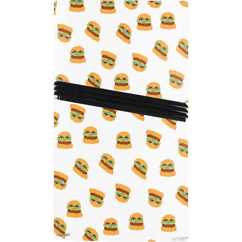 Bouffants and Broken Hearts Cute Burgers PS5 Pro Bundle Skin