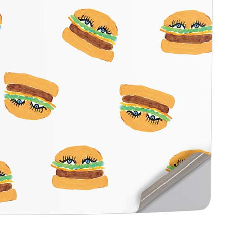 Bouffants and Broken Hearts Cute Burgers PS5 Pro Disk Console Skin