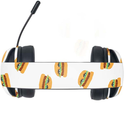 Bouffants and Broken Hearts Cute Burgers Razer Kraken X Skin