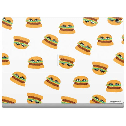 Bouffants and Broken Hearts Cute Burgers Surface Book 2 15in Skin