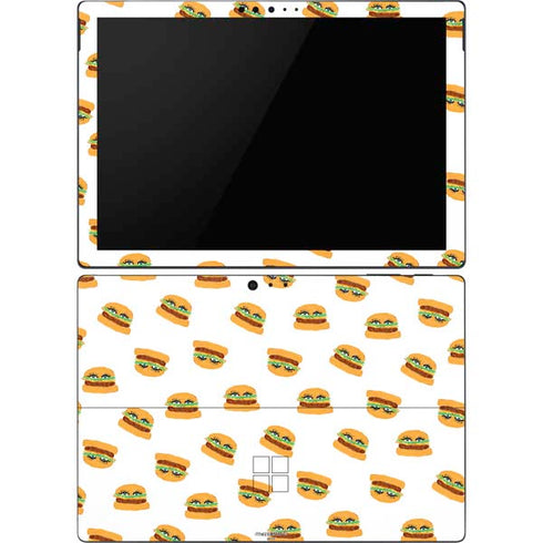 Bouffants and Broken Hearts Cute Burgers Surface Pro 6 Skin