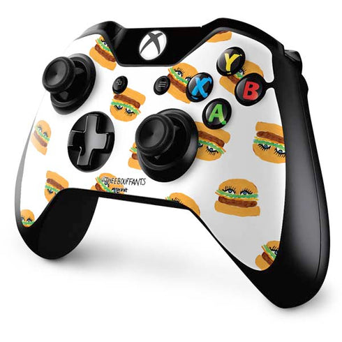 Bouffants and Broken Hearts Cute Burgers Xbox One Controller Skin
