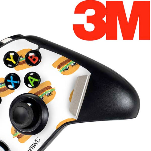 Bouffants and Broken Hearts Cute Burgers Xbox One Controller Skin