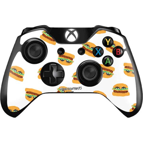 Bouffants and Broken Hearts Cute Burgers Xbox One Controller Skin