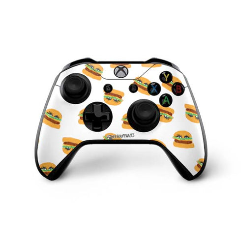 Bouffants and Broken Hearts Cute Burgers Xbox One X Controller Skin