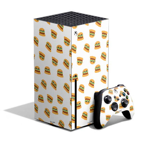 Bouffants and Broken Hearts Cute Burgers Xbox Series X Skins