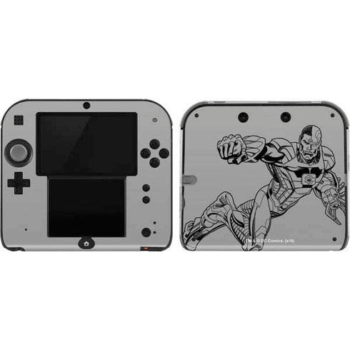 DC Comics Cyborg Comic Pop Nintendo 2DS Skin