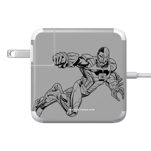 DC Comics Cyborg Comic Pop 85W Power Adapter (15 and 17 inch MacBook Pro Charger) Skin