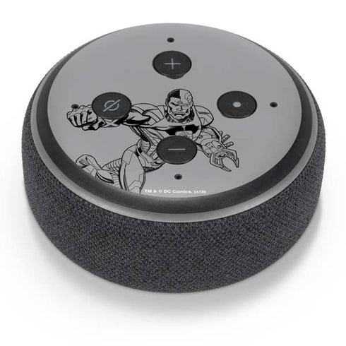 DC Comics Cyborg Comic Pop Amazon Echo Dot Skin