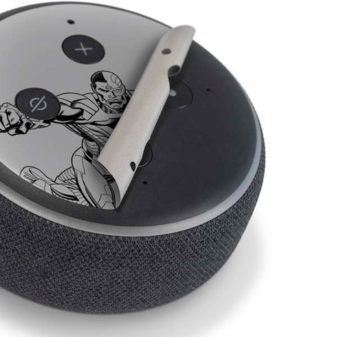 DC Comics Cyborg Comic Pop Amazon Echo Dot Skin
