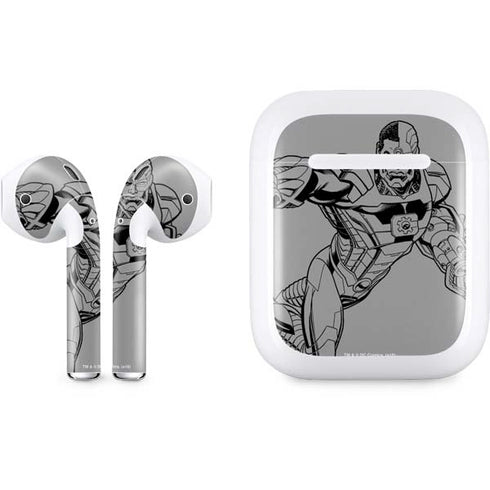 DC Comics Cyborg Comic Pop Apple AirPods Skin