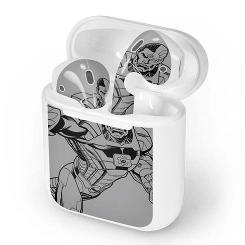 DC Comics Cyborg Comic Pop Apple AirPods Skin
