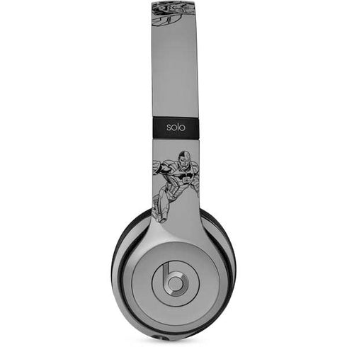 DC Comics Cyborg Comic Pop Beats Solo 2 Wired Skin